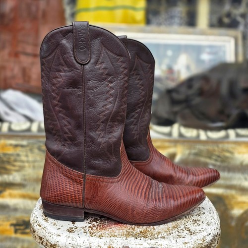 Stivale pelle texano - pelle,